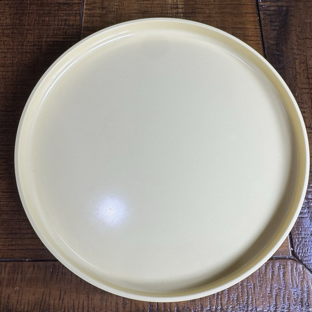 Vtg Heller Design By Massimo Vignelli, 2 Dinner Plates, 2 Bowls, Yellow & Red - Picture 4 of 8